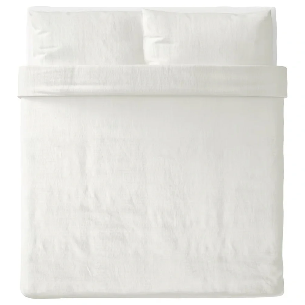 100% Cotton Elegant White Duvet Set